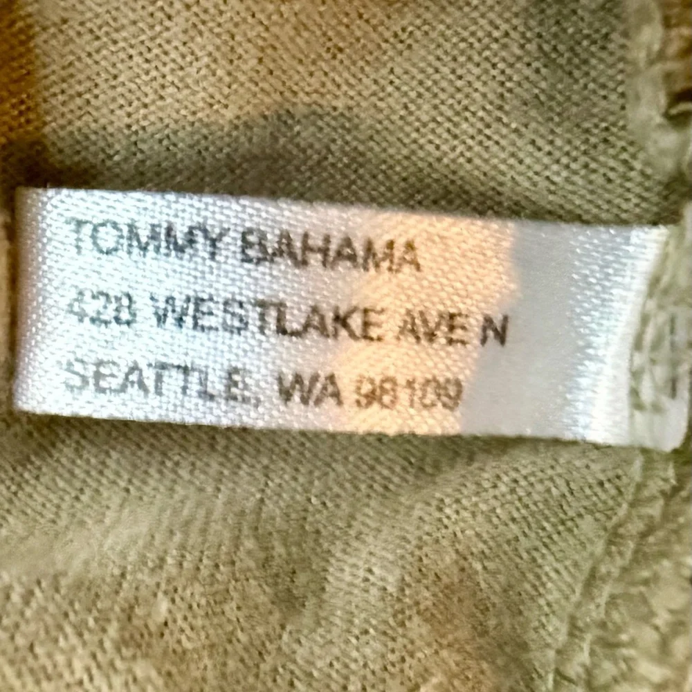 🏝️ Tommy Bahama Pima Cotton Modal Tee XL Sage Green Soft Knit Shirt - Picture 10 of 13